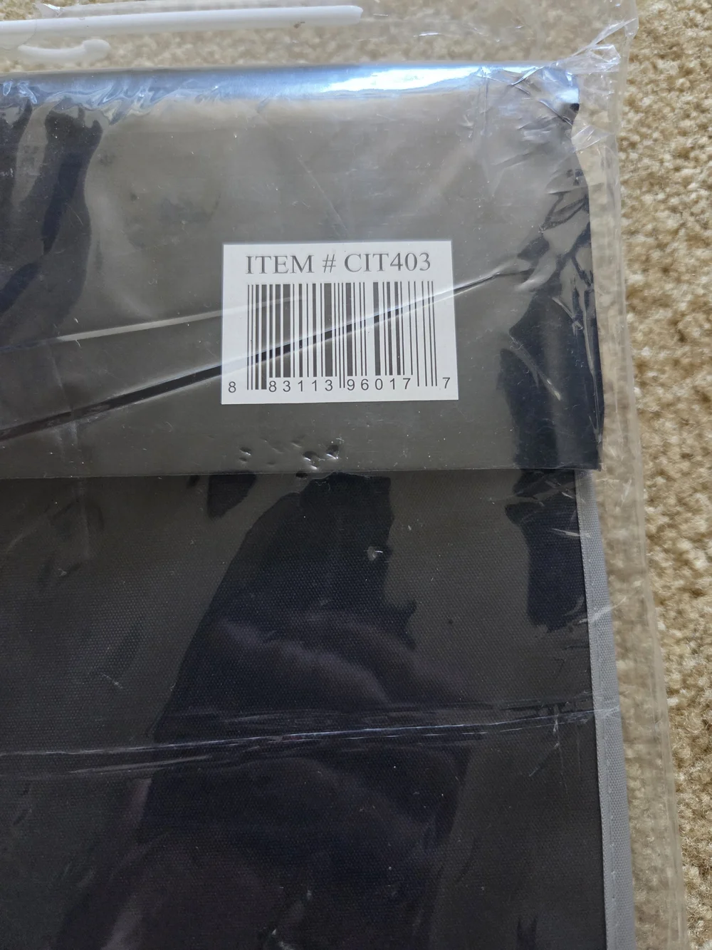 Citrus Hanging Closet Organizer Dark Navy & Grey Nylon Solid 1-Pack CIT403 NEW